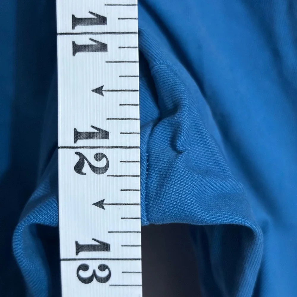 Banana Republic Mason Chino Mens 35x32 Blue Athletic Tapered Fit Stretch Pants